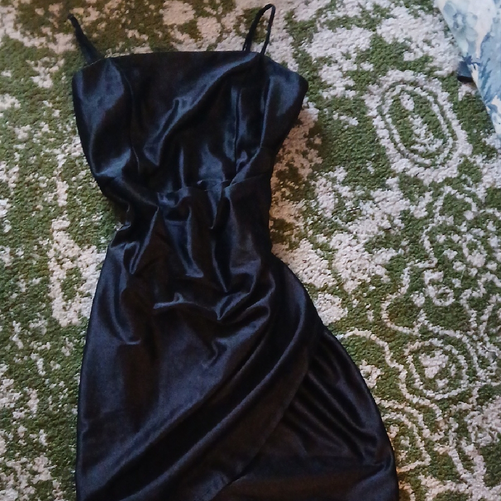 Emerald Sundae Black Mini Dress